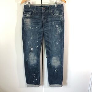 NWOT- Express Boyfriend Distressed Jeans Sz 0